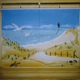 Muurschildering  raam
